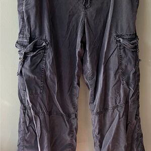 Super High Rise Baggy Wide Leg cargos American Eagle